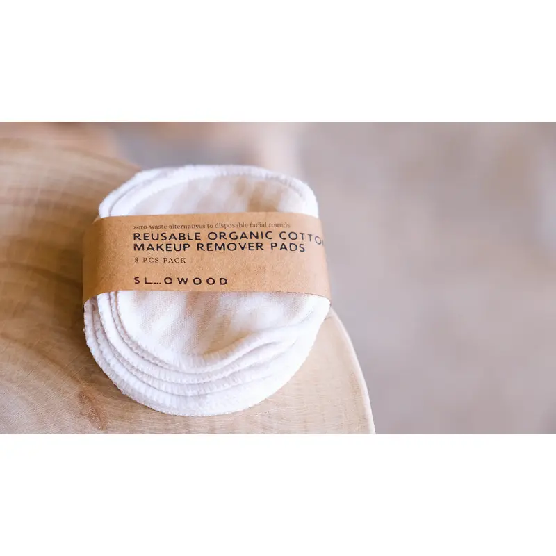 Reusable Organic Colored Cotton Make Up Remover Pads (8Pcs)