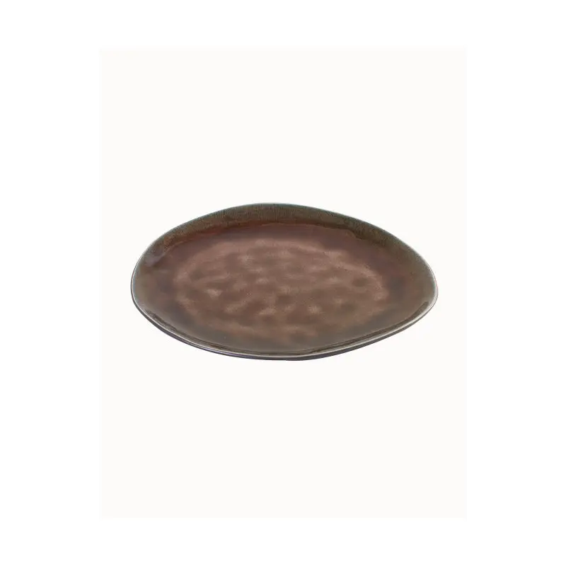 Pure | Plate Oval Brown