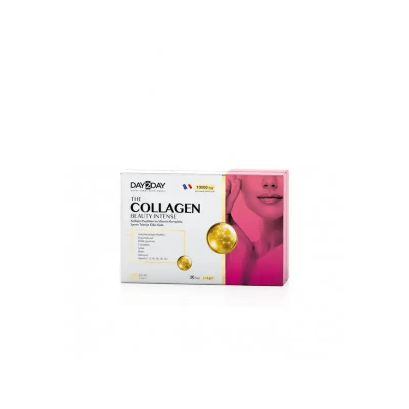 Day2Day The Collagen Beauty Intense Strawberry Flavored 30 Sachets