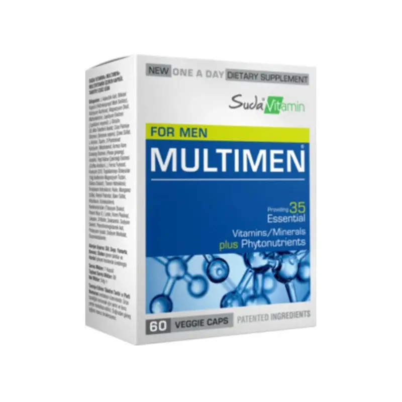Water Vitamin Multimen Multivitamin 60 Capsules