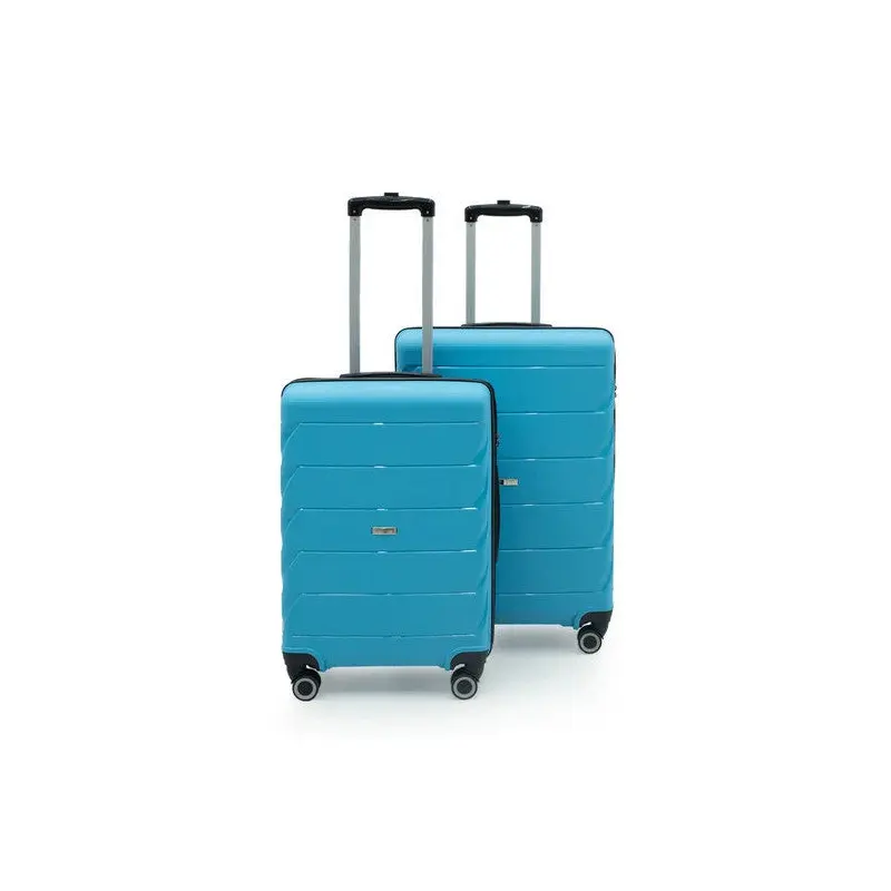 Copella Polypropylene & Unbreakable 2-Piece Luggage Set Large & Medium - Blue