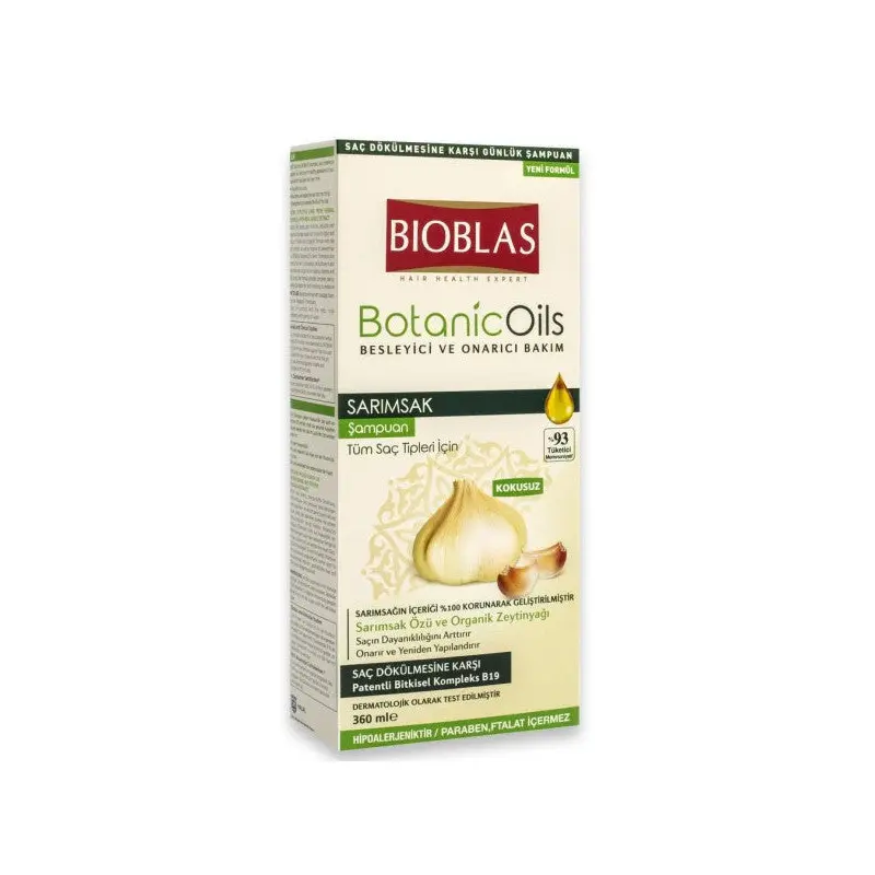 Bioblas Botanic Oils Garlic Shampoo 360 Ml