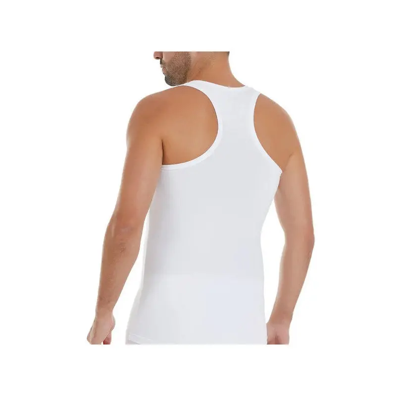 3 Pieces Star Men's Foreman Lycra Sports Undershirt White 375