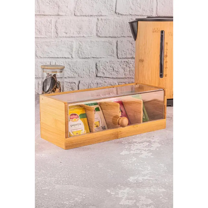 Bambum Gio 4 Compartment Tea Box