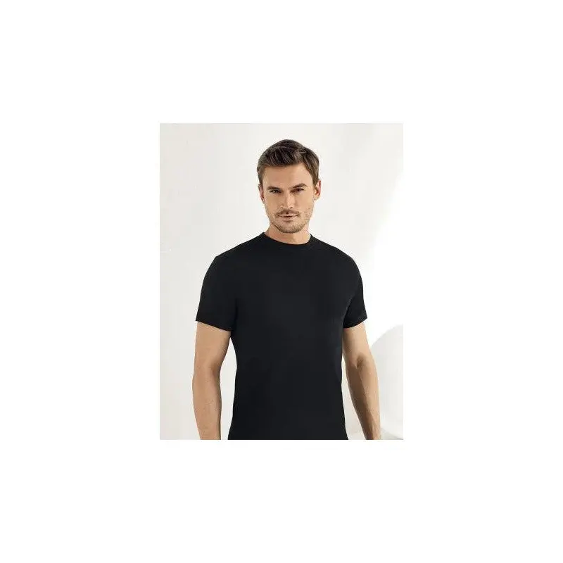 6 Pcs ahinler Men's Short Sleeve Undershirt E004