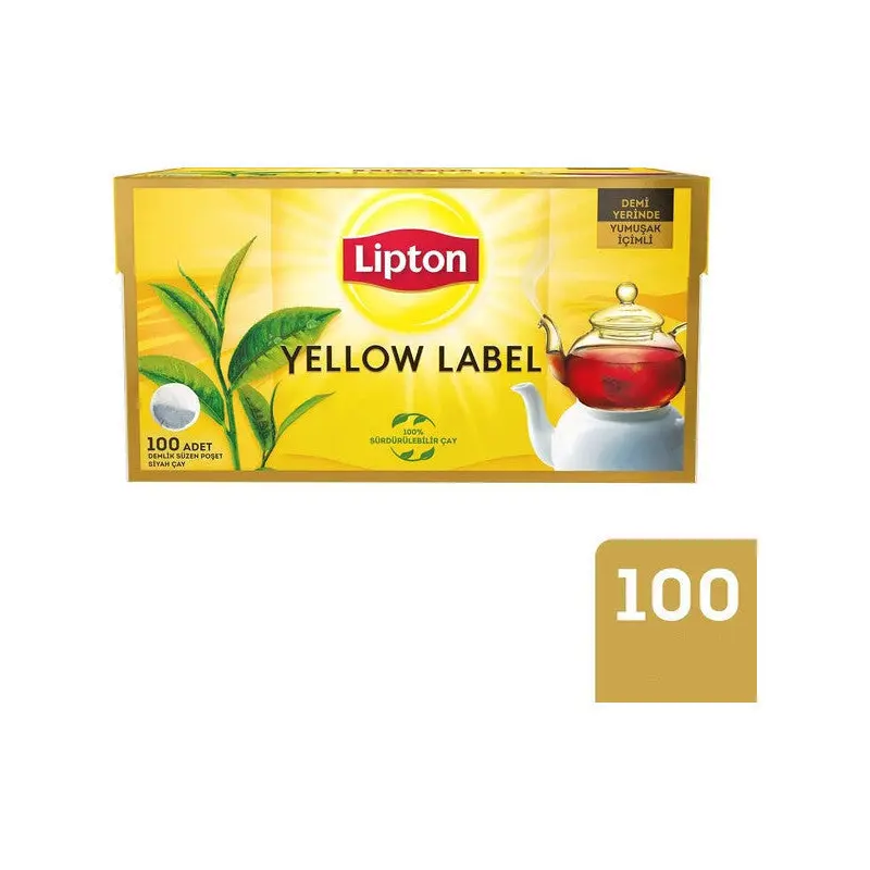 Lipton Yellow Label Black Filtering Tea Bag Tea 100 X 3.2 G