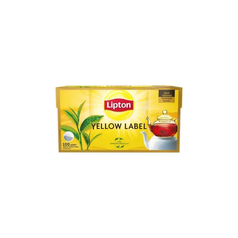 Lipton Yellow Label Teapot Tea Bag 100 Pcs X 16 Pcs