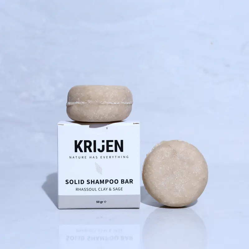 Rhassoul Clay & Sage Solid Shampoo 50G - Trial Size