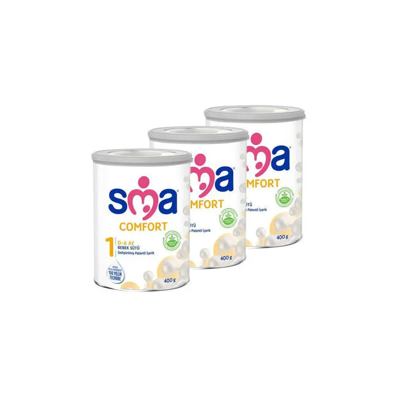 Sma Comfort 1 Baby Milk 400 Gr 3 Pieces