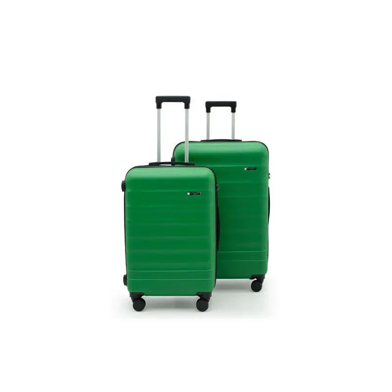 Babil Lux 2-Piece Abs Luggage Set Large & Medium - Green