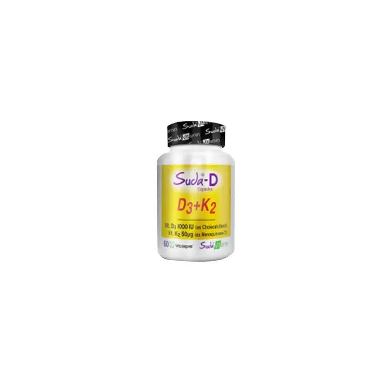 Water-D Vitamin D3+K2 60 Veggy Capsules