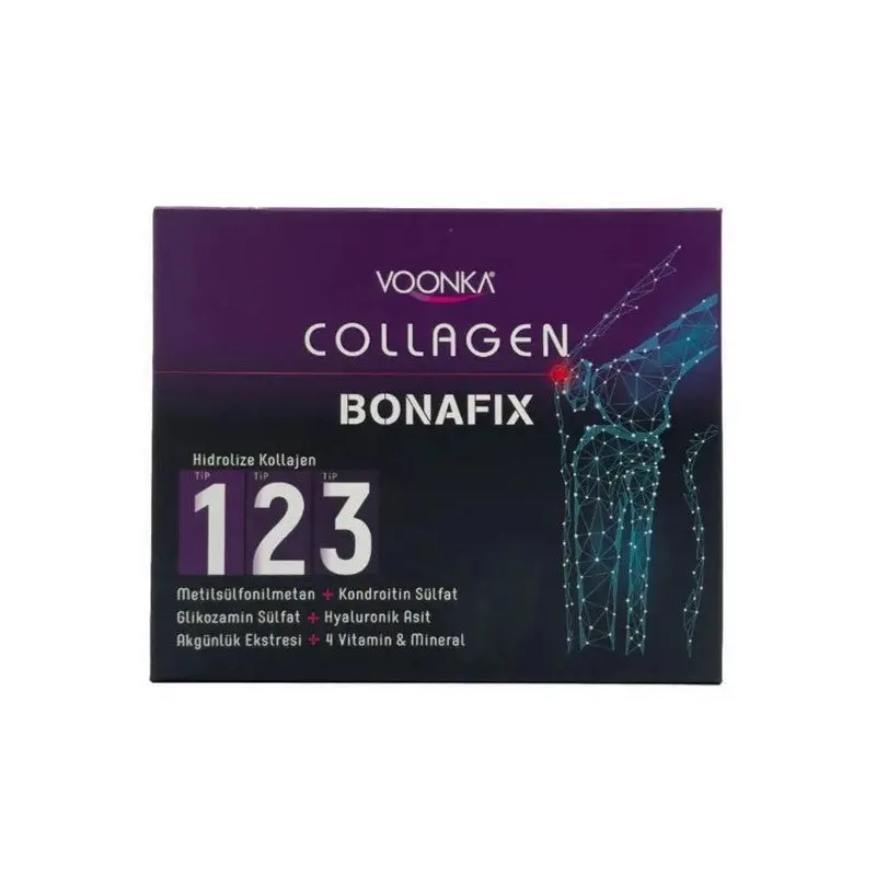 Voonka Collagen Bonafix Type I, I, I Food Supplement 30 Sachets