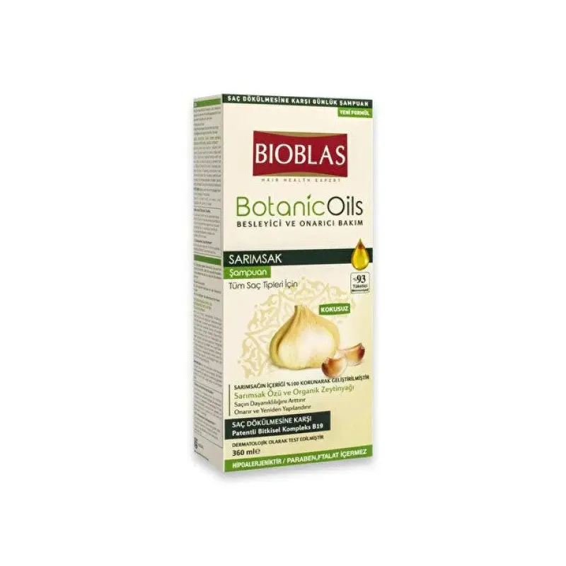 Bioblas Botanic Oils Garlic Anti-Hair Loss Shampoo 360 Ml