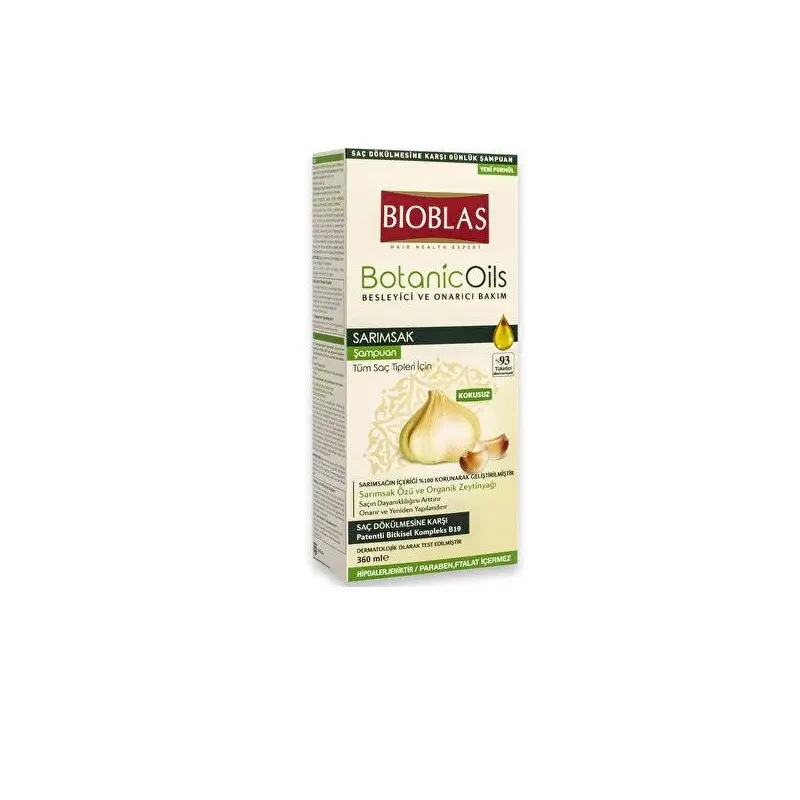 Bioblas Botanic Oils Garlic Anti-Hair Loss Shampoo 360 Ml 6 Pieces