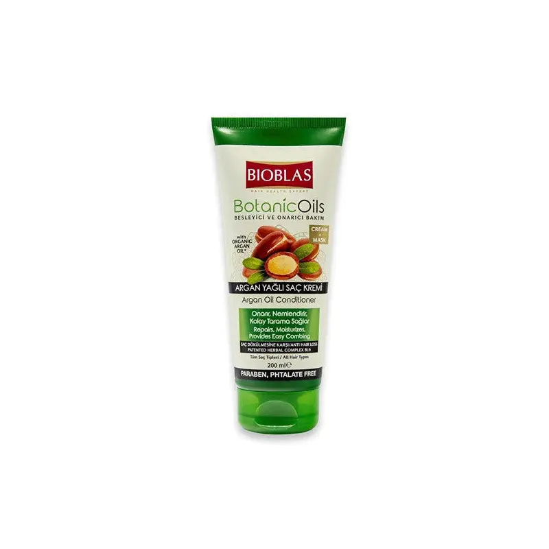 Bioblas Botanic Oils Hair Conditioner Mask 200 Ml Argan 3 Pcs
