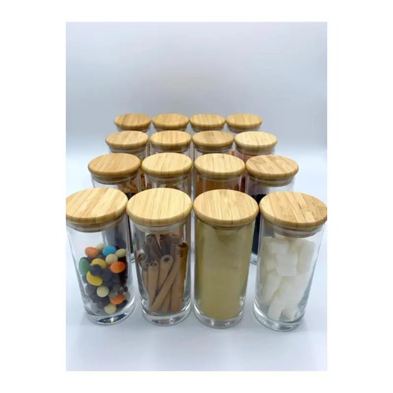 Bambum Zolla 16 Piece Glass Spice Jar