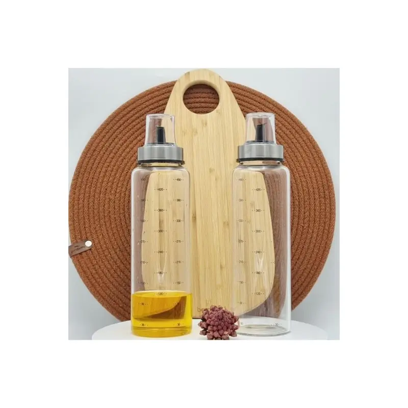 Damla Double Dripless Glass Oil And Vinegar Bottle