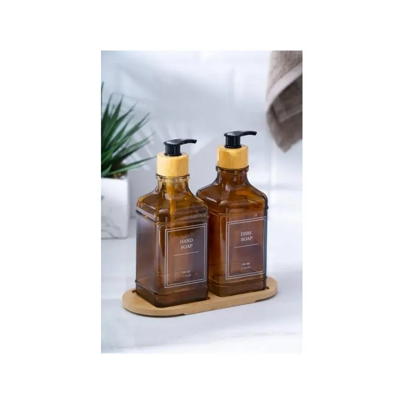 Louvre 2-Piece Glass Liquid Soap Dispenser