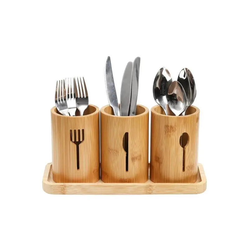 Miccho - 4 Piece Round Cutlery Stand