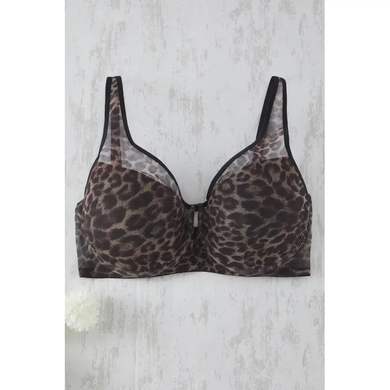 Curve Very Colorful Animals Covered Plus Size Bra