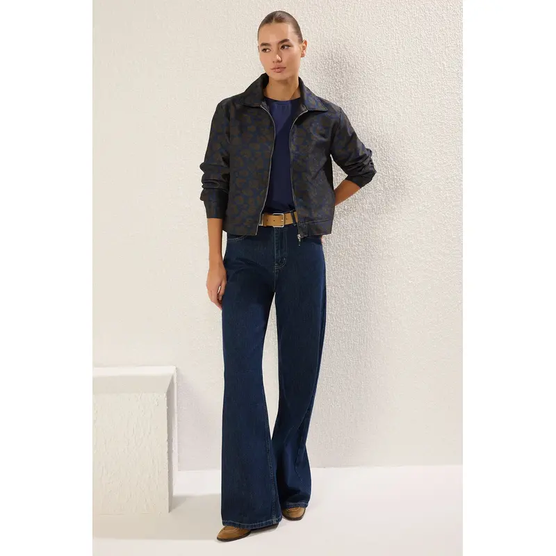 Women's Patterned Regular Winter Jacket