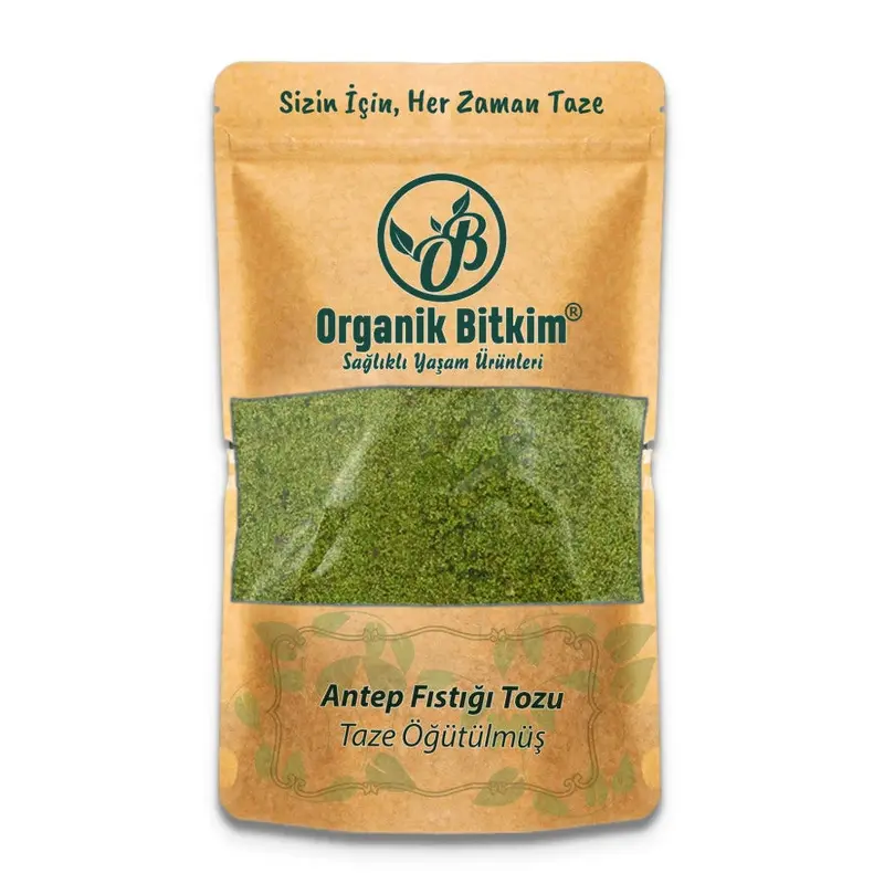 Organik Bitkim Pistachio Powder - Additive-Free 100G