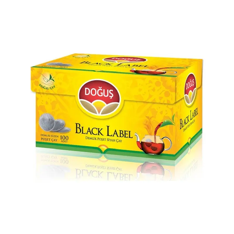 Dogus Black Label Teapot Tea 100 Pieces 4 Packs