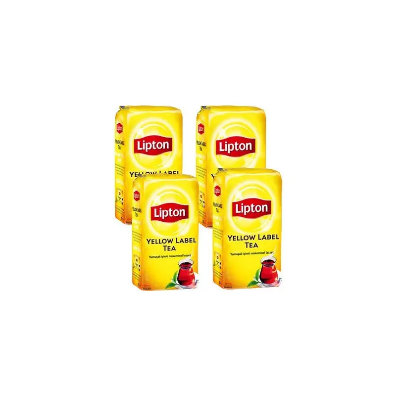 Lipton Yellow Label Loose Black Tea 1000 Gr X 4 Pieces