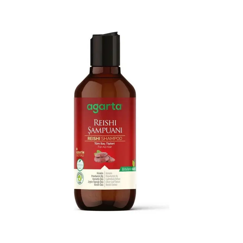 Agarta Natural Reishi Extract Shampoo For All Hair Types 400 Ml