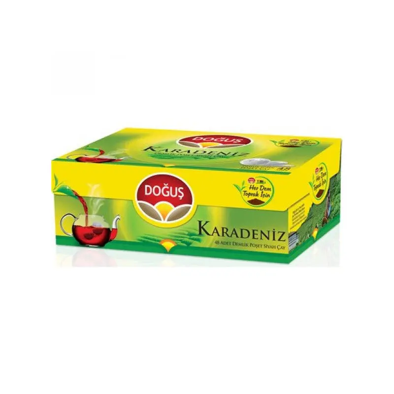 Dou Karadeniz Teapot Tea Bag 48x3.2 gr Bergamot Flavored