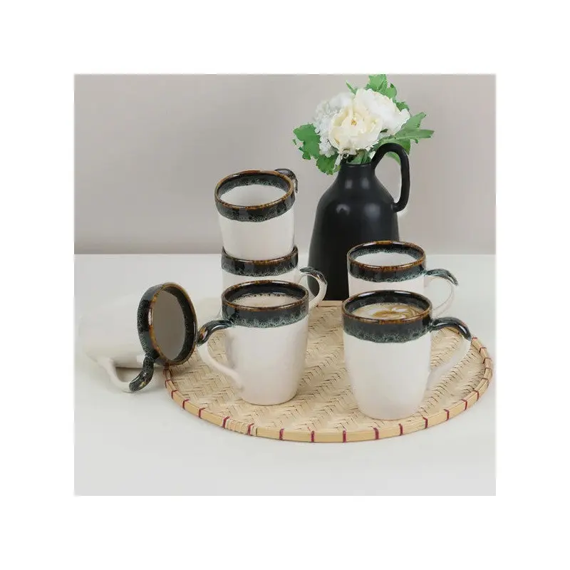 Keramika Cobalt Wave Alpha Mug 11 Cm 6 Adet Q78