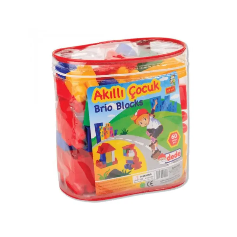 01022 Smart Kids Blocks 60 Pieces -Dede
