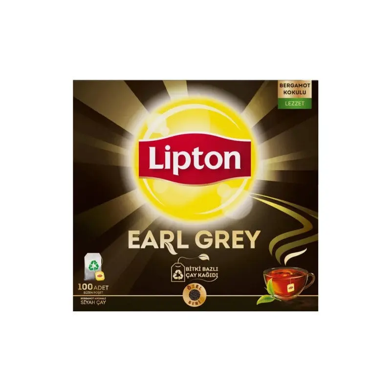 Lipton Earl Grey Glass Tea Bag 100Pcs X 2Pcs
