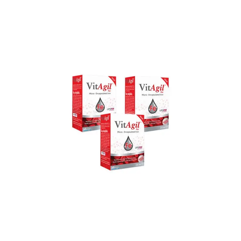 Vitagil Fer Iron Drops 15 Ml 3 Boxes