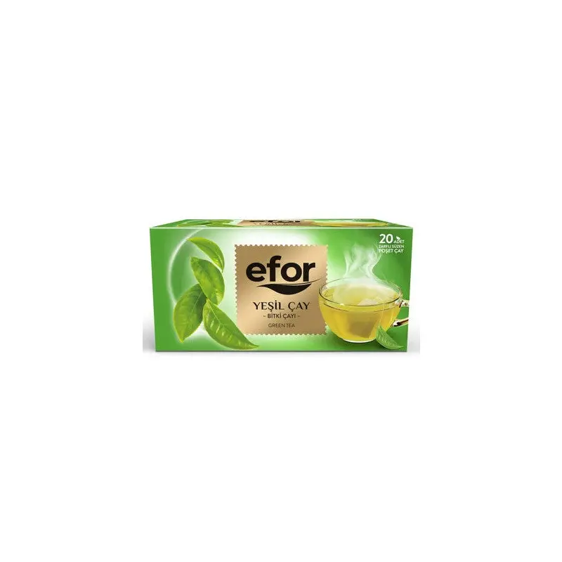 Efor Plain Green Cup Green Tea Bags - 20 Pack