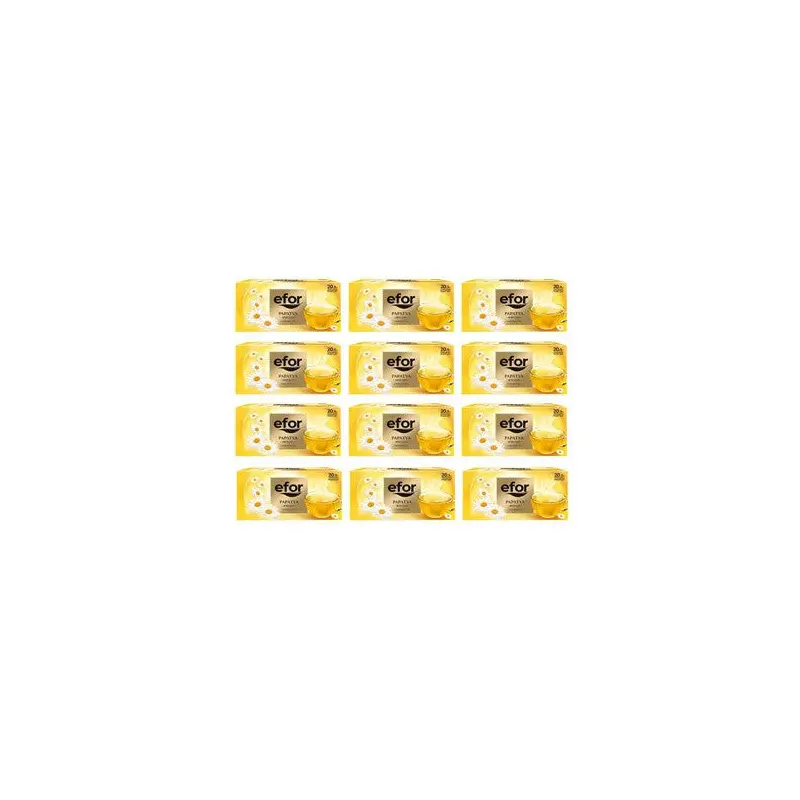 Efor Tea Chamomile Herbal And Fruit Tea Bag 20 X 12 Pieces