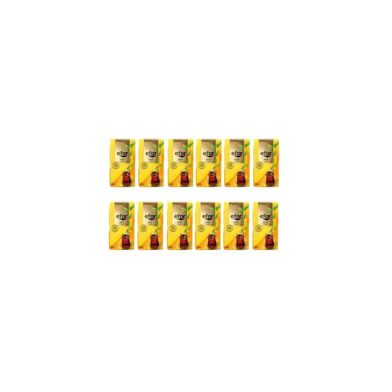 Efor Tea Rize Black Tea 1000 Gr X 12 Pieces