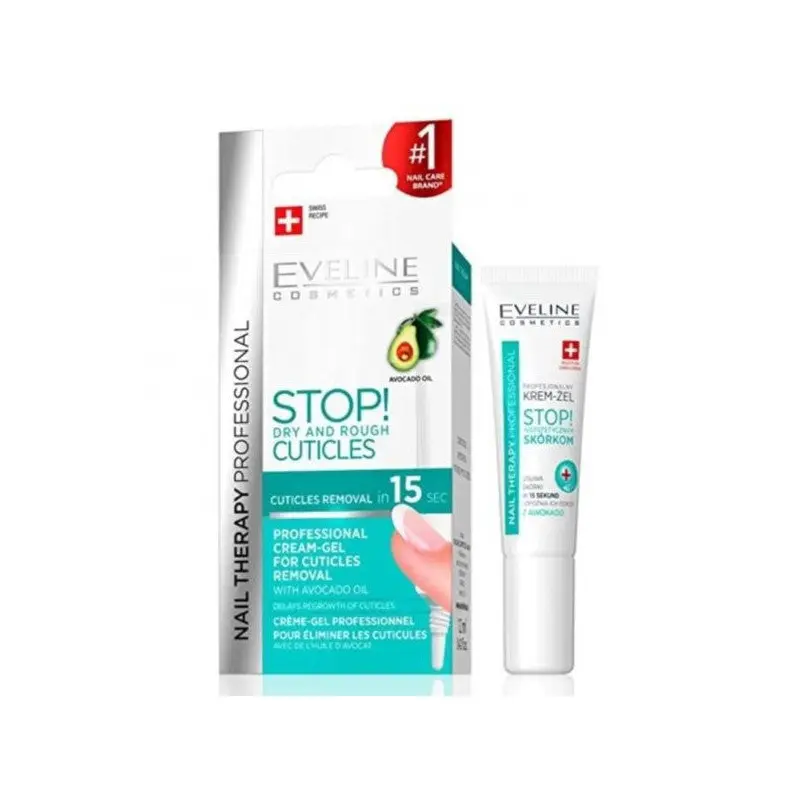 Eveline Stop Cuticles Dry And Rough Nail Cream Gel 12Ml | Nail Care