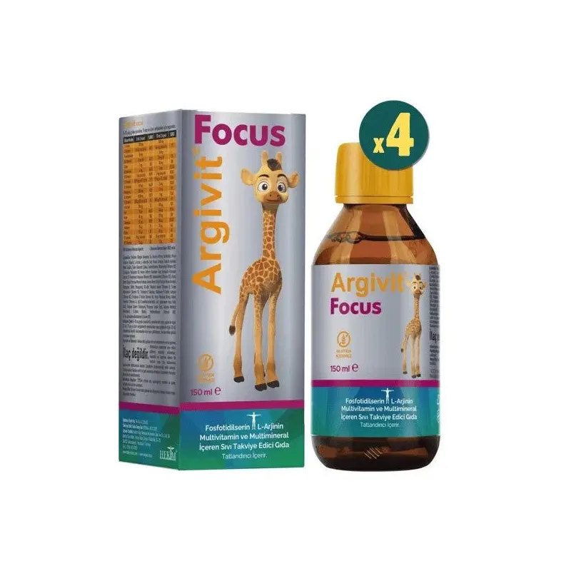 Argivit Focus Syrup 150 Ml 4 Pieces