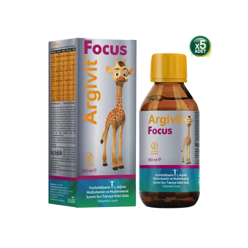 Argivit Focus Syrup 150 Ml 5-Pack