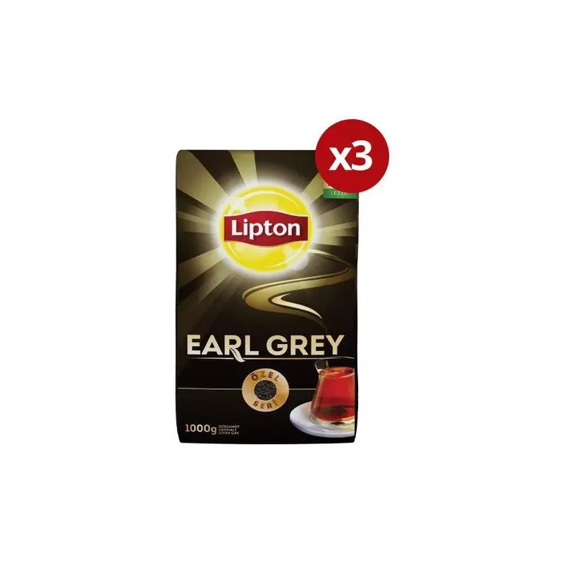 Lipton Earl Grey Loose Tea 1000 Gr X 3 Pieces