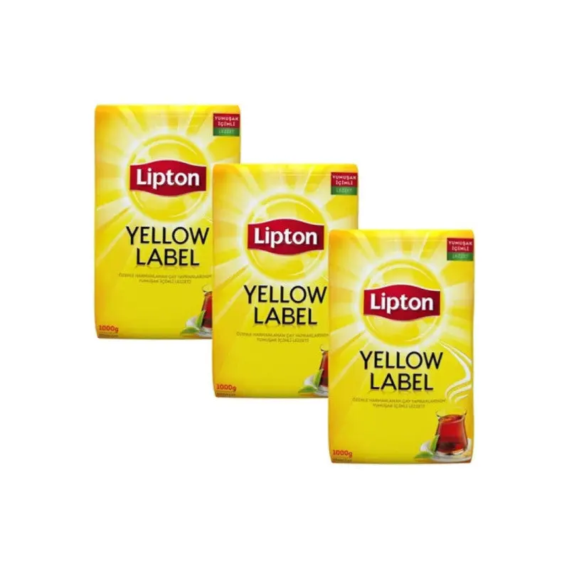 Lipton Yellow Label Loose Tea 1000 Gr X 3 Pcs