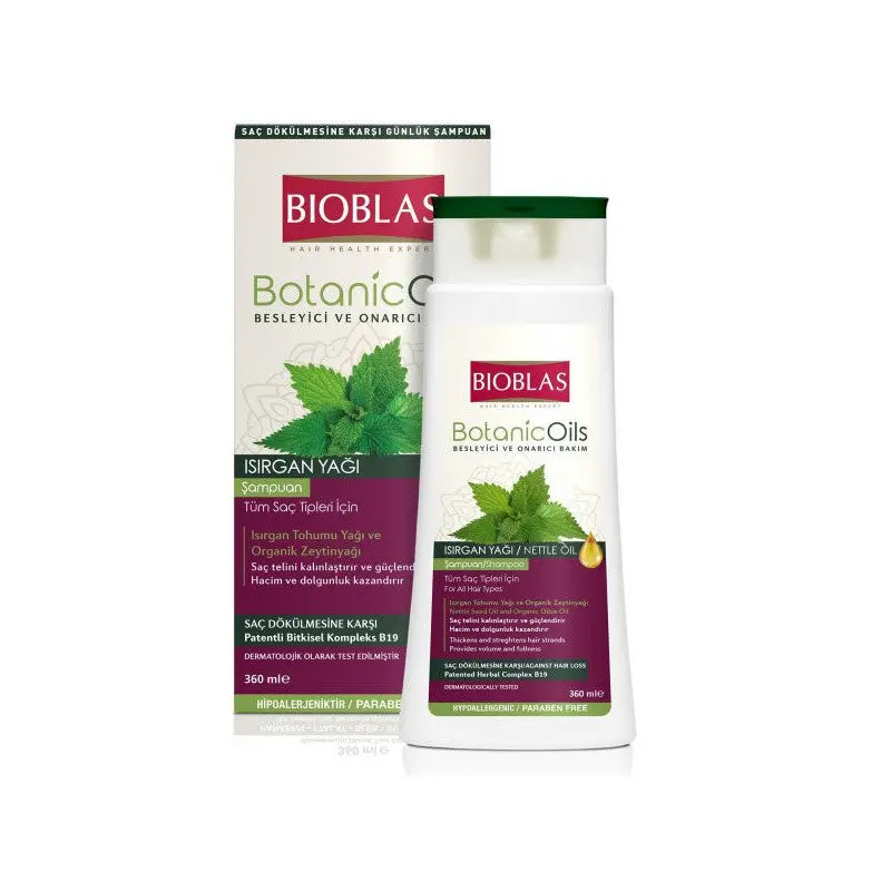 Bioblas Botanic Oils Nettle Oil Shampoo 360 Ml