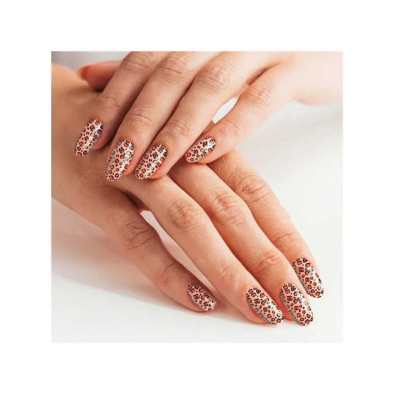 2 Leopard Nail Tattoo, Nail Sticker, Nail Tattoo, Nail Art