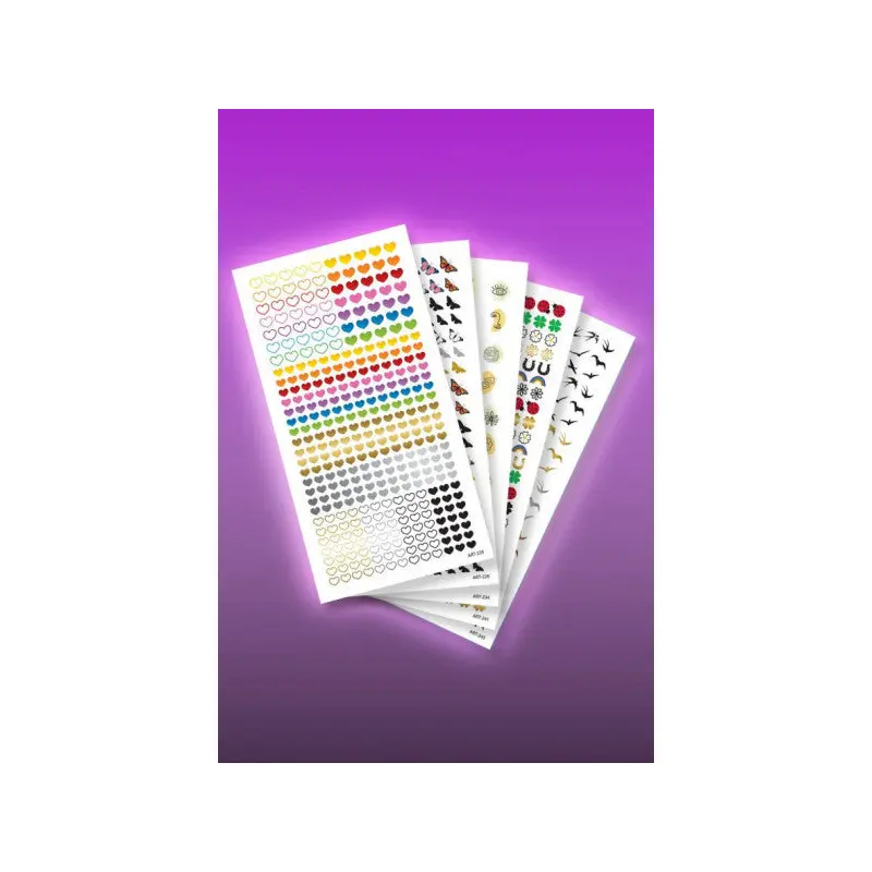 5Pcs Nail Tattoo Set, Nail Sticker, Nail Art