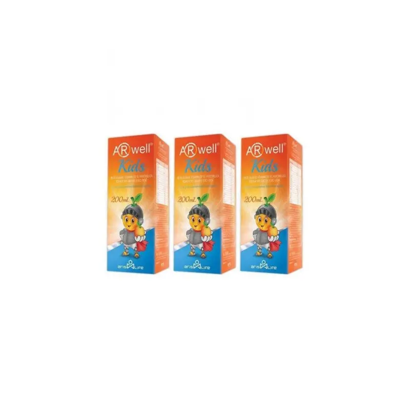 Aris Life Arwell Kids Betaglucan Syrup 200 ml 3-Pack