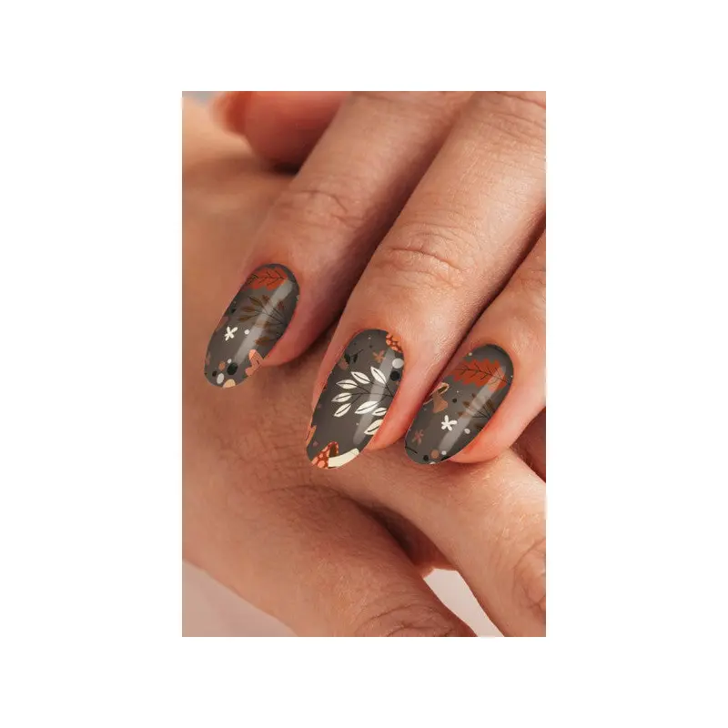 Autumn- 3 Nail Tattoo, Nail Art, Nail Sticker