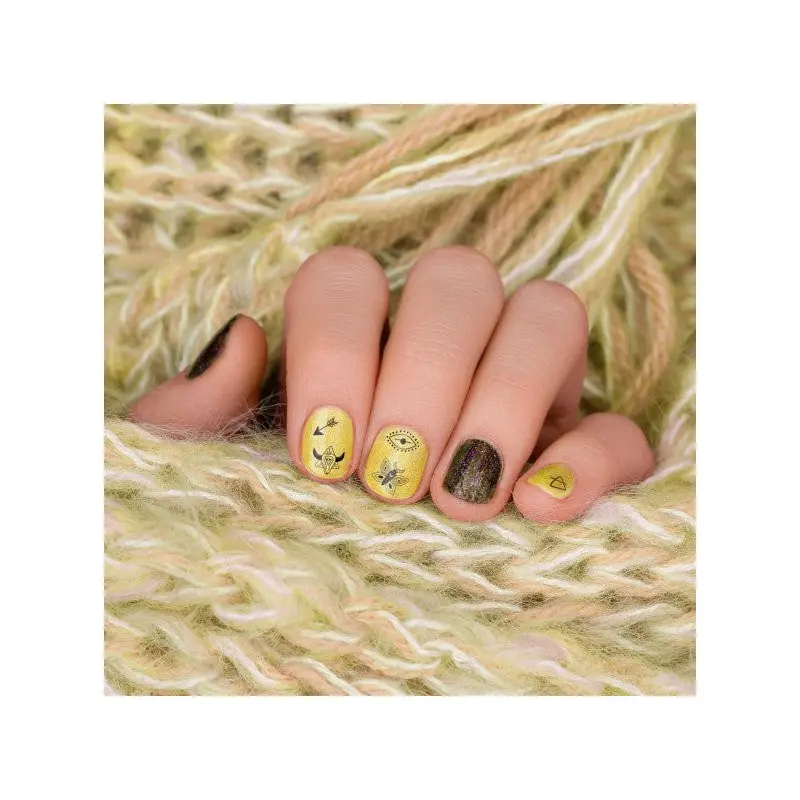 2 Minimal Nail Tattoo, Nail Sticker, Nail Tattoo, Nail Art