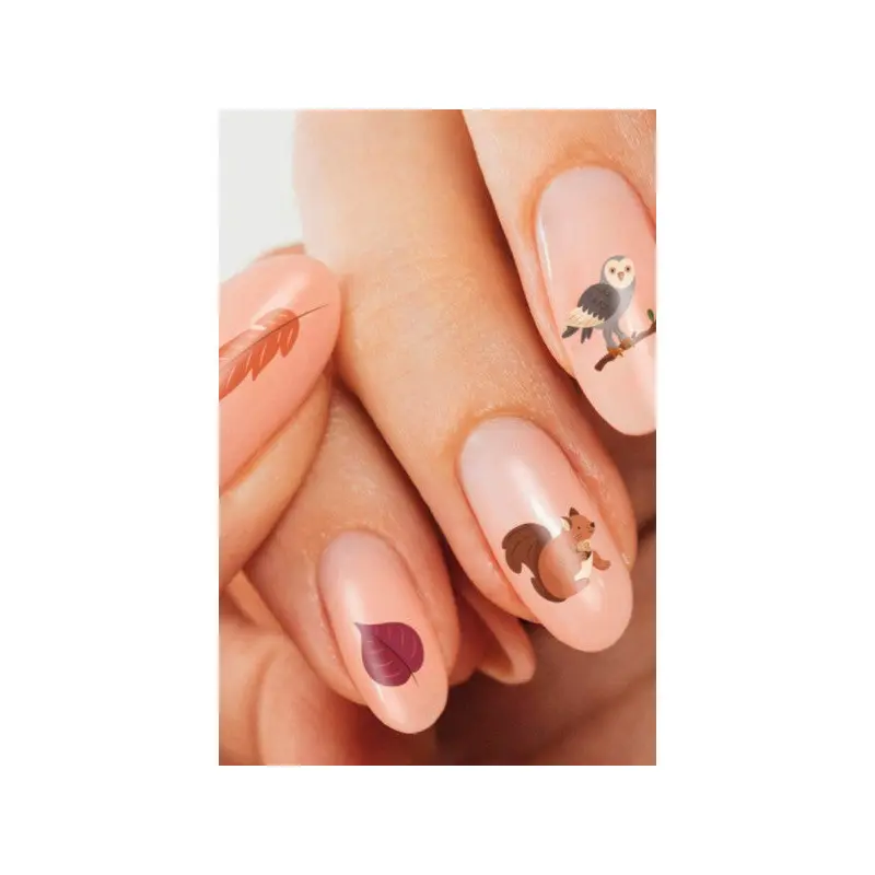 Autumn- 7 Nail Tattoo, Nail Tattoo, Nail Art, Nail Sticker