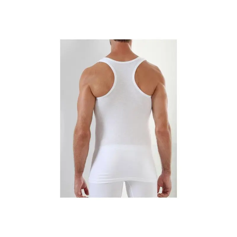 3 Pieces Sistina Men's White Sports Undershirt